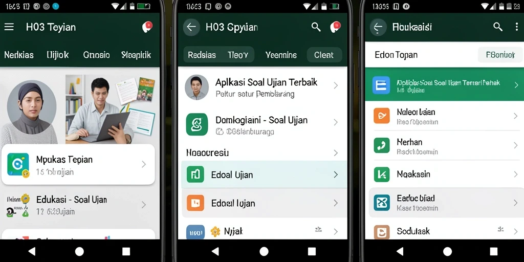 Tampilan antarmuka H03 yang intuitif dan fungsional.