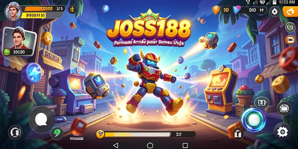Antarmuka permainan <strong>JOSS188</strong> yang menarik dan penuh warna.
