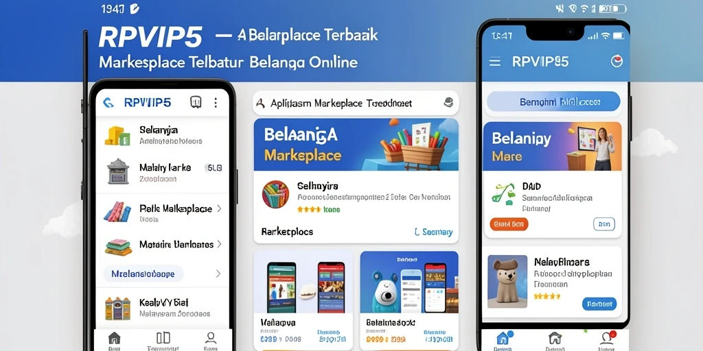 Tampilan antarmuka pengguna RPVIP5 yang modern dan mudah dipahami.